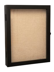 Miller 11x14 Wooden Display Case With Linen Overlay