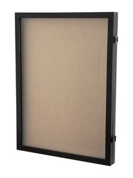 Miller 18x24 Wooden Display Case With Linen Overlay