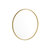 Monaco 24" Round Accent Wall Mirror In Gold with Metal Frame For Bathroom, Vanity, Entryway, Dining Room, Living Room