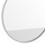 Monaco 24" Round Accent Wall Mirror In Silver With Metal Frame For Bathroom, Vanity, Entryway, Dining Room, Living Room