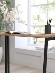 Oakdale Rustic Natural Folding Computer Desk