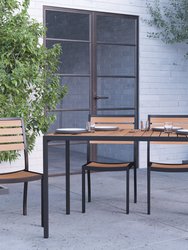 Outdoor Dining Table - Brown