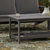Riviera All-Weather Poly Resin Wood Two Tiered Adirondack Slatted Coffee Conversation Table In Black