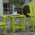 Riviera Poly Resin Indoor/Outdoor All-Weather Adirondack Side Table - Lime Green