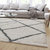 Shag Style Diamond Trellis Area Rug