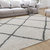 Shag Style Diamond Trellis Area Rug