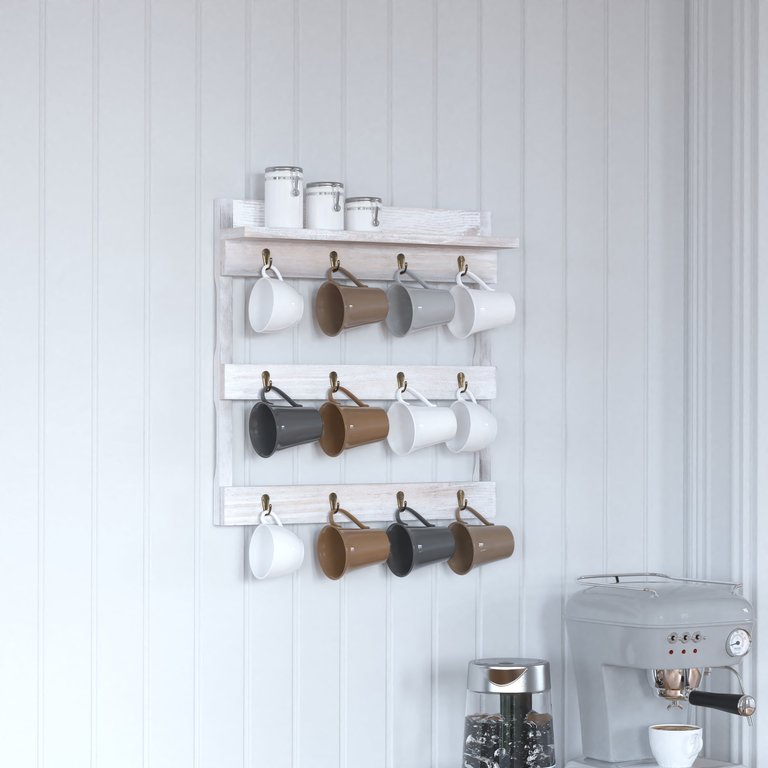 Hanging wall best sale rack organizer