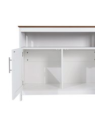 Tanner Buffet and Sideboard With Storage Cabinet And Upper Shelf
