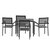 Tristan 5 Piece Indoor/Outdoor Dining Set