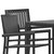 Tristan 5 Piece Indoor/Outdoor Dining Set