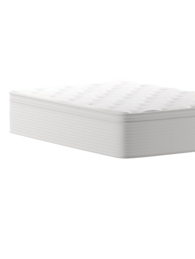 Merrick Lane Vienna Full Size 14" Premium Comfort Euro Top Hybrid Pocket Spring And Memory Foam Mattress In A Box With Reinforced Edge Support product