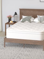 Vienna Full Size 14" Premium Comfort Euro Top Hybrid Pocket Spring And Memory Foam Mattress In A Box With Reinforced Edge Support
