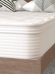 Vienna Full Size 14" Premium Comfort Euro Top Hybrid Pocket Spring And Memory Foam Mattress In A Box With Reinforced Edge Support