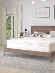 Vienna King Size 14" Premium Comfort Euro Top Hybrid Pocket Spring And Memory Foam Mattress In A Box With Reinforced Edge Support