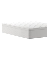 Vienna Queen Size 14" Premium Comfort Euro Top Hybrid Pocket Spring And Memory Foam Mattress In A Box With Reinforced Edge Support