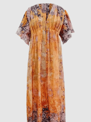 Ikara Dress - Orange Combo