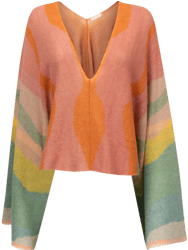 Knitted Sweater Hitomi - Orange
