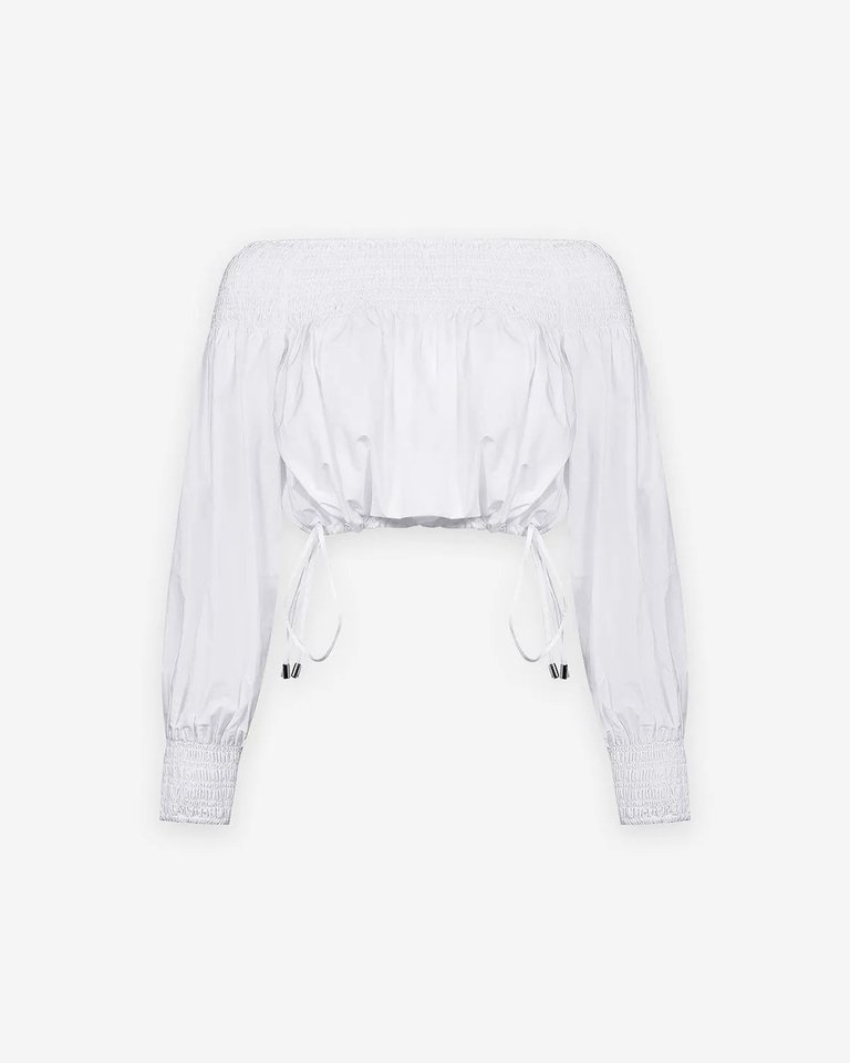 Pyrite Blouse White - White