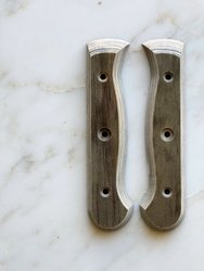 Custom Repurposed Wood Handle Set, Barnwood, Small - Natural
