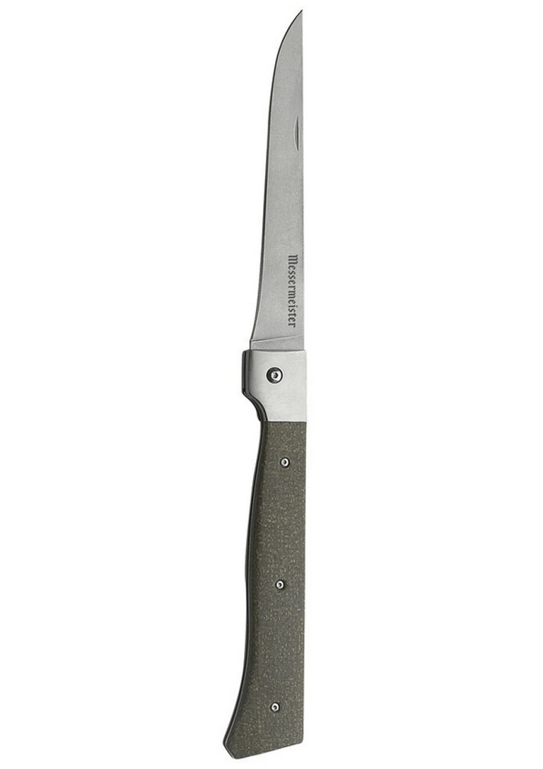 Messermeister Adventure Chef Folding Fillet Knife, 6 Inch, Linen - Linen