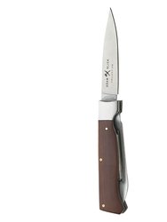 Messermeister Adventure Chef Folding Paring Knife, Peeler, Scaler Set, Carbonized Maple