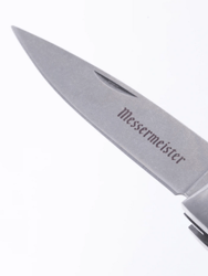 Messermeister Adventure Chef Folding Paring Knife, Peeler, Scaler Set, Linen