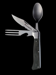 Messermeister Adventure Chef Folding Utensil Set, Linen