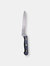 Messermeister Custom Offset Scalloped Knife, 8 Inch - Gray