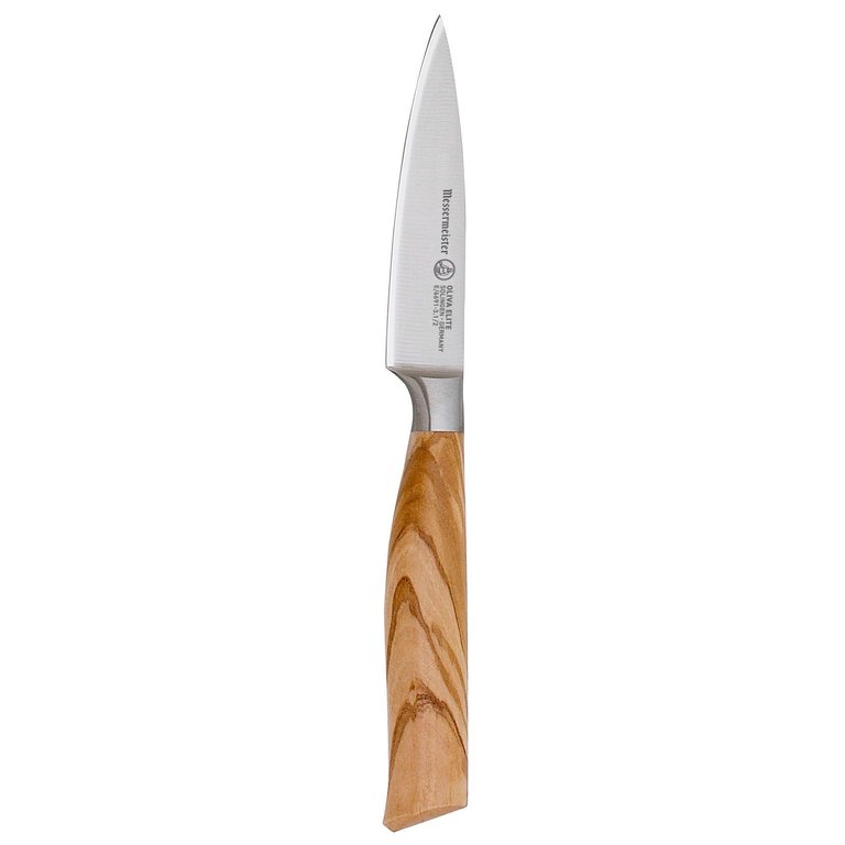 Messermeister Oliva Elite Paring Knife, 3.5 Inch - Olive Wood