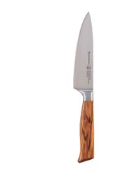 Messermeister Oliva Elité Stealth Chef's Knife, 6 Inch - Olive Wood