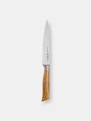 Messermeister Oliva Elite Utility Knife, 6 Inch - Olive Wood