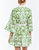 Carmen Mini Dress - Green/Ivory