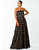 Cataleya Gown - Black/Nude Lace