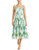 Cataleya Midi Dress In Blue/Green - Blue/Green