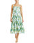 Cataleya Midi Dress In Blue/Green - Blue/Green