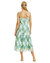 Cataleya Midi Dress In Blue/Green