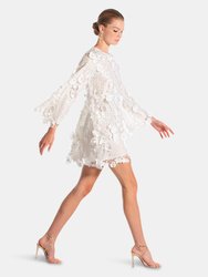 Flora Mini Dress - White