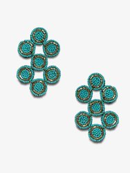 Geometric Jade Earrings - Jade