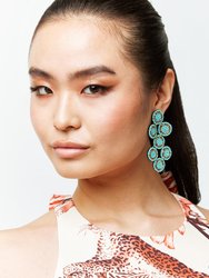 Geometric Jade Earrings