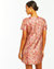 Isolde Mini Dress - Metallic Pink Jacquard