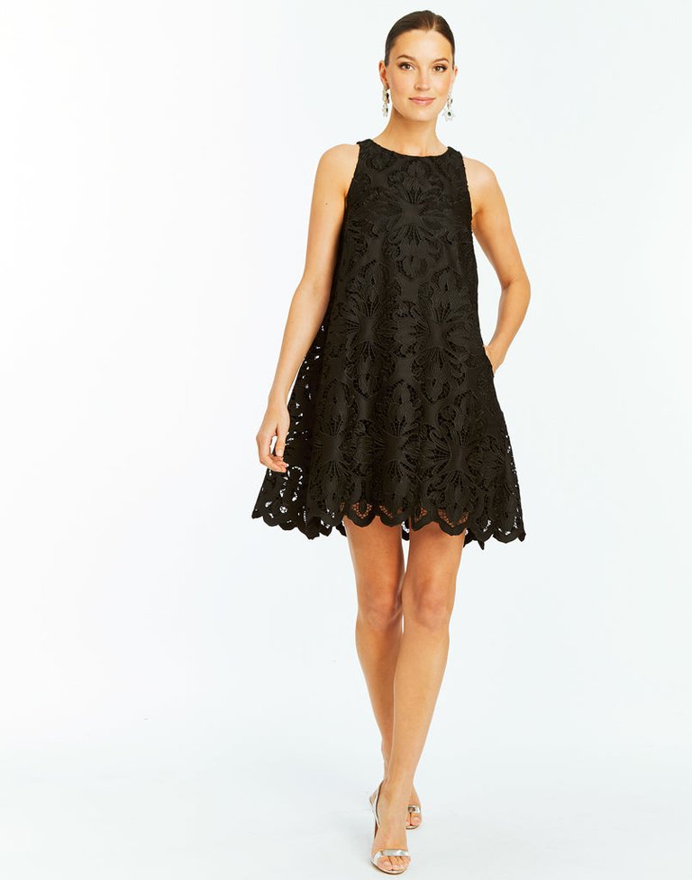 Luli Mini Dress - Black Lace