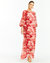 Luzon Gown - Red/Pink French Toile