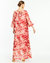 Luzon Gown - Red/Pink French Toile