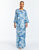 Luzon Gown - Blue Tropical Toile