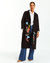 Majorca Duster - Black/Floral Embroidery