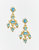 Marina Chandelier Earrings - Aqua