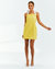 Millie Mini Dress - Yellow Ivory Mod Sequin