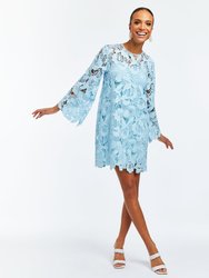 Mira Mini Dress - Ocean Blue