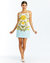Orzo Mini Dress - Blue/Yellow Floral - Blue/Yellow Floral