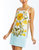 Orzo Mini Dress - Blue/Yellow Floral